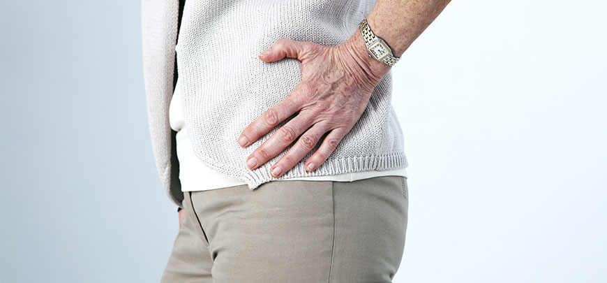 patient experiencing hip pain and in need of Joint Rejuvenation